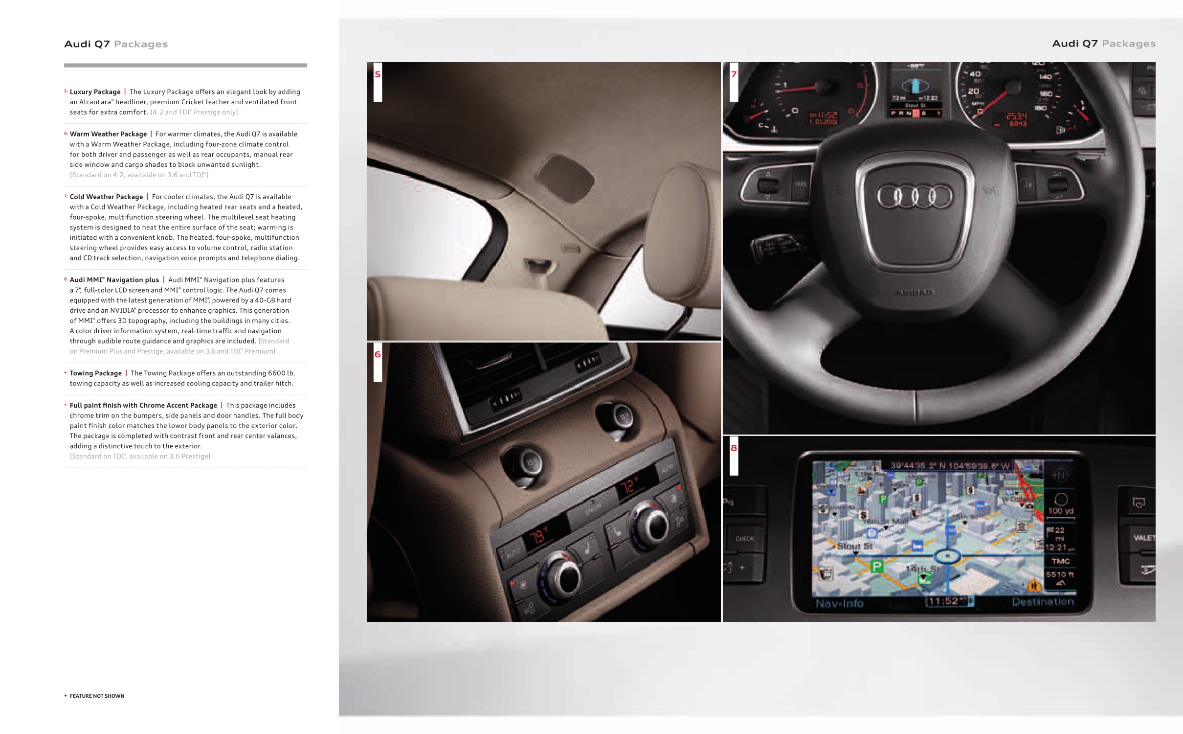 2010 Audi Q7 Brochure Page 19